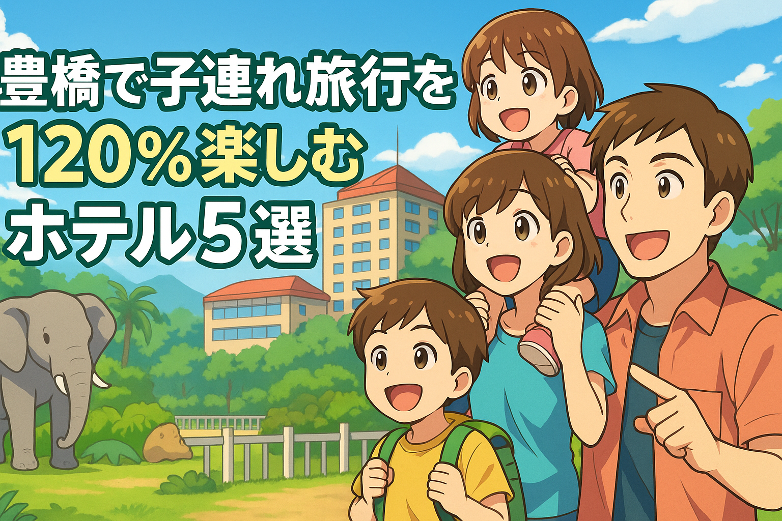 豊橋で子連れ旅行を120%楽しむホテル5選