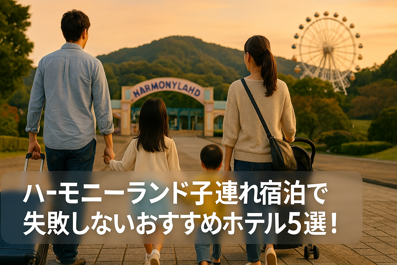 ハーモニーランド子連れ宿泊で失敗しないおすすめホテル5選！安さ・近さ・楽しさで徹底比較