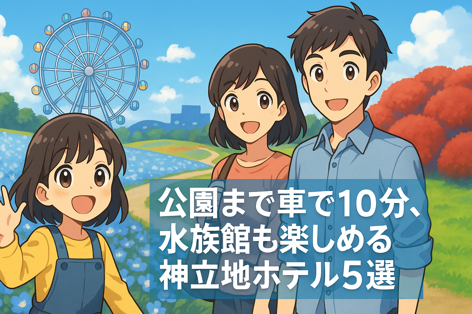 ひたち海浜公園へ子連れ宿泊で失敗しない！公園まで車で10分、水族館も楽しめる神立地ホテル5選